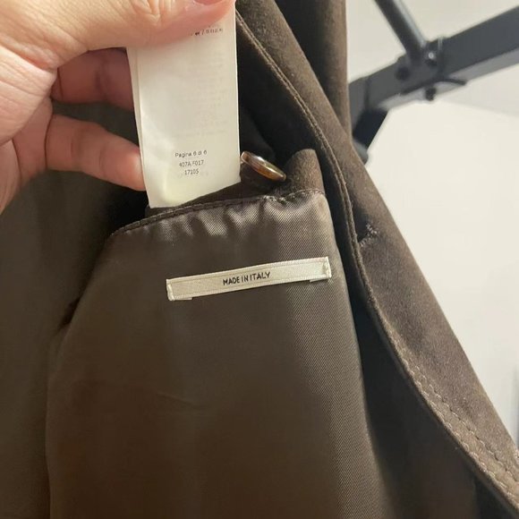 Valstar Caffe brown suede Valstarino bomber jacket 38US - Picture 5 of 5
